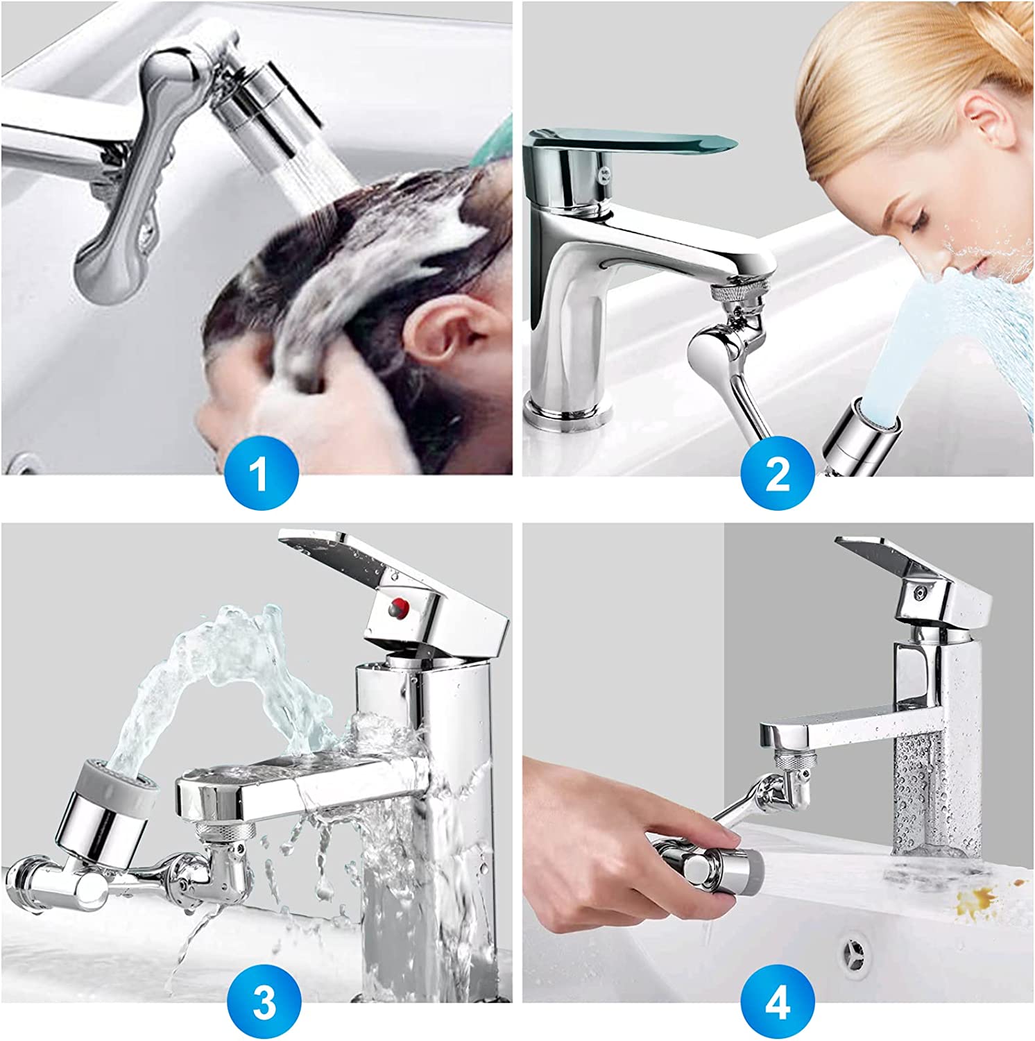 MaxFlow™ | 360° Universele Draaibare Kraanverlenging
