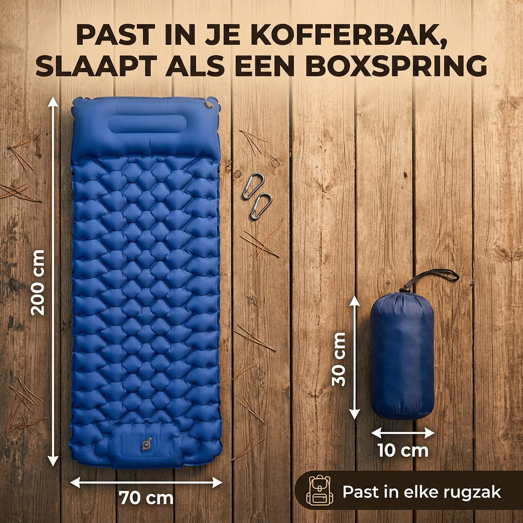 CampRest | Binnen seconden klaar om te slapen