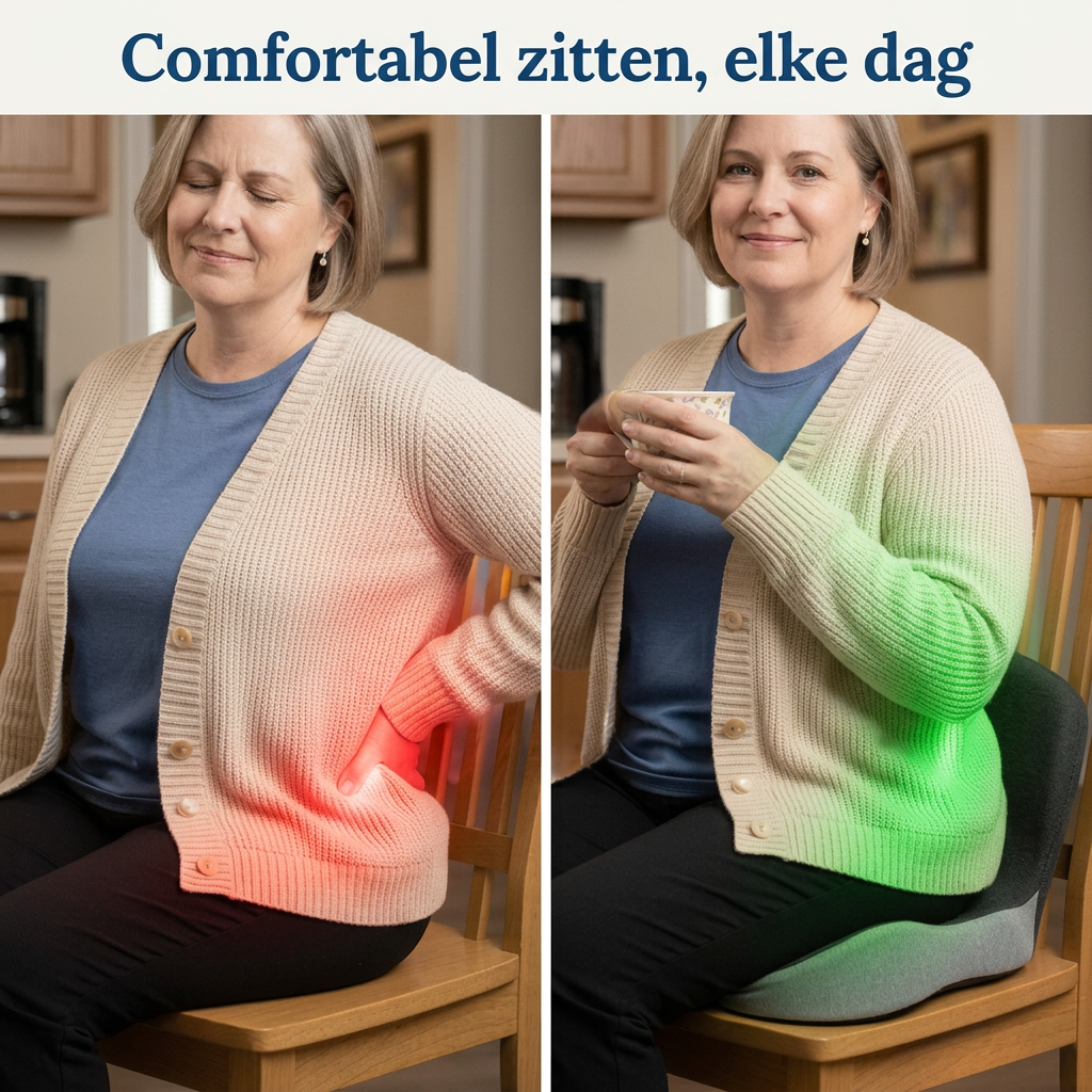 ErgoSeat | Orthopedisch Kussen van Geheugenschuim