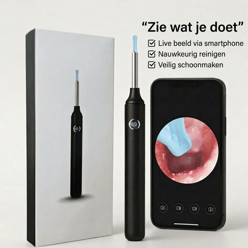 SmartScoop | Innovatief Oorreinigen Met Smartphone‑Weergave