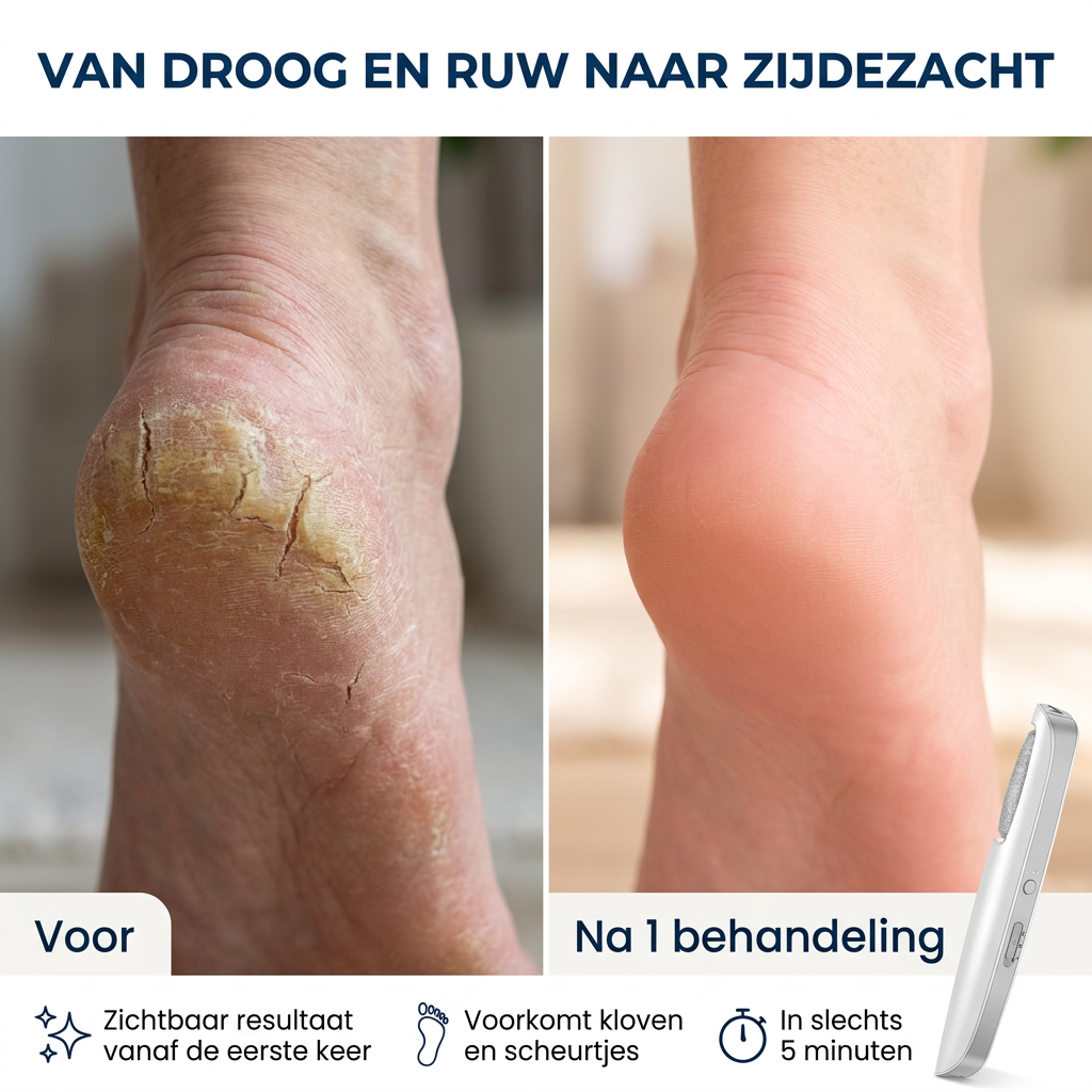 PowerSole™ | Professionele Eeltverwijderaar — Zachte Voeten in 5 Minuten