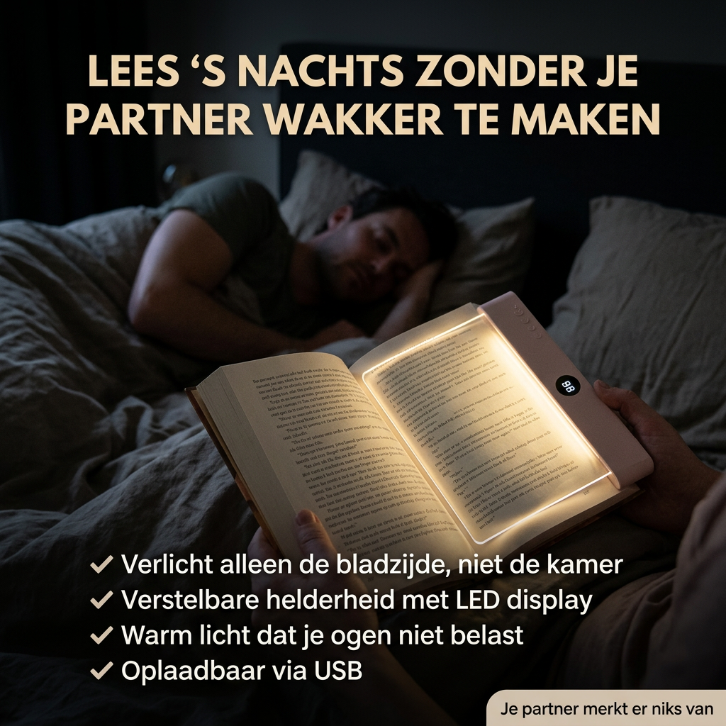 BookLamp | Jouw leesmoment, zonder iemand te storen