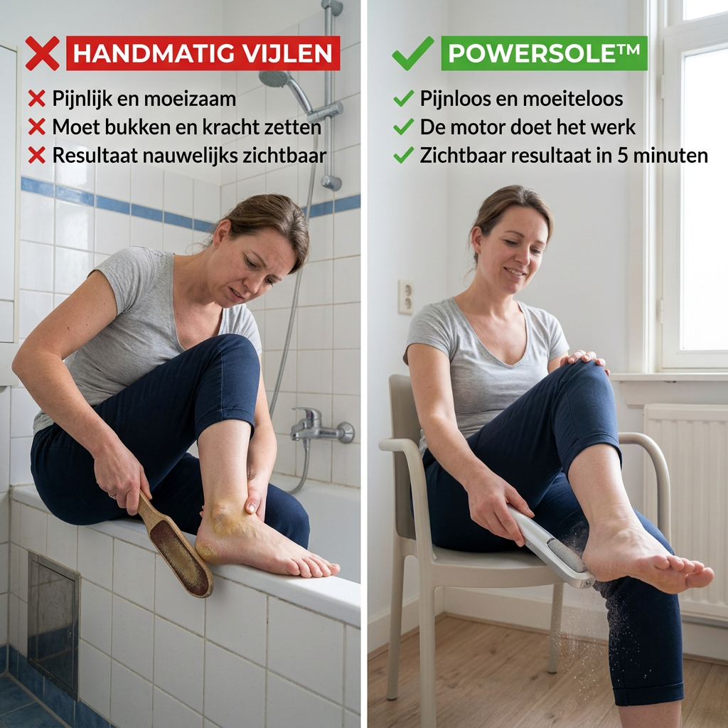 PowerSole™ | Professionele Eeltverwijderaar — Zachte Voeten in 5 Minuten