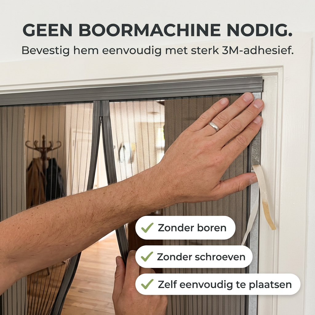 BugShield™ | De hordeur die zich aanpast aan jouw deur
