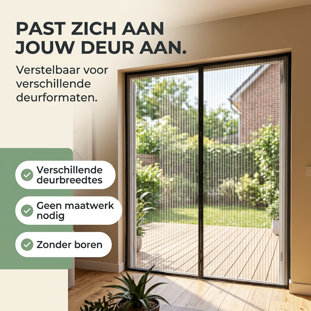 BugShield™ | De hordeur die zich aanpast aan jouw deur
