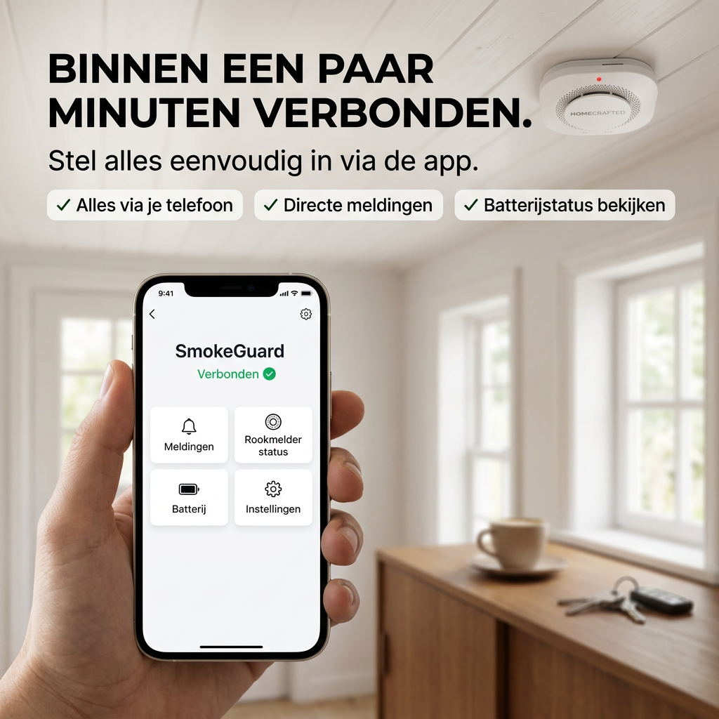 SmokeGuard™ | De rookmelder die je gezin écht op tijd wakker maakt