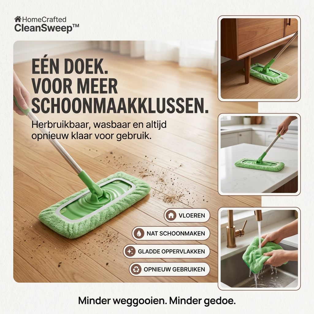 CleanSweep™ | Maak schoonmaken makkelijker én goedkoper