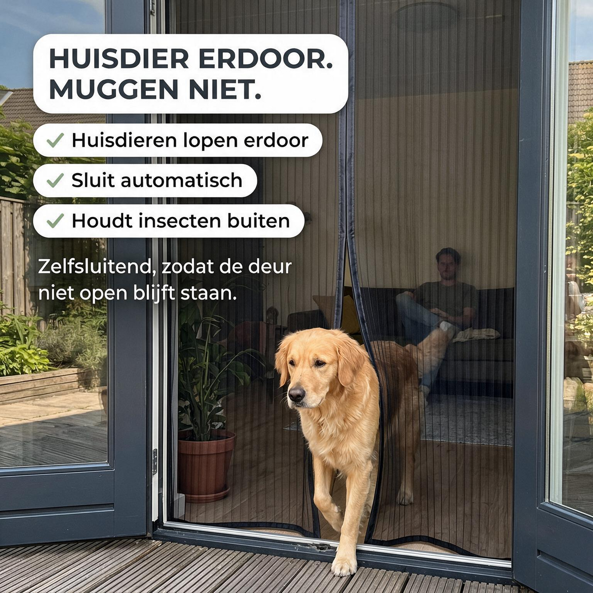 BugShield™ | De hordeur die zich aanpast aan jouw deur