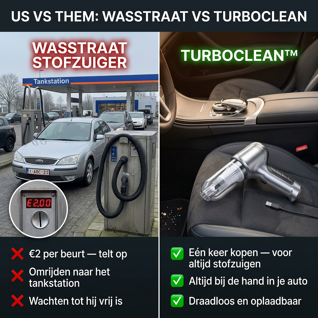 TurboClean | Draagbare Draadloze Stofzuiger
