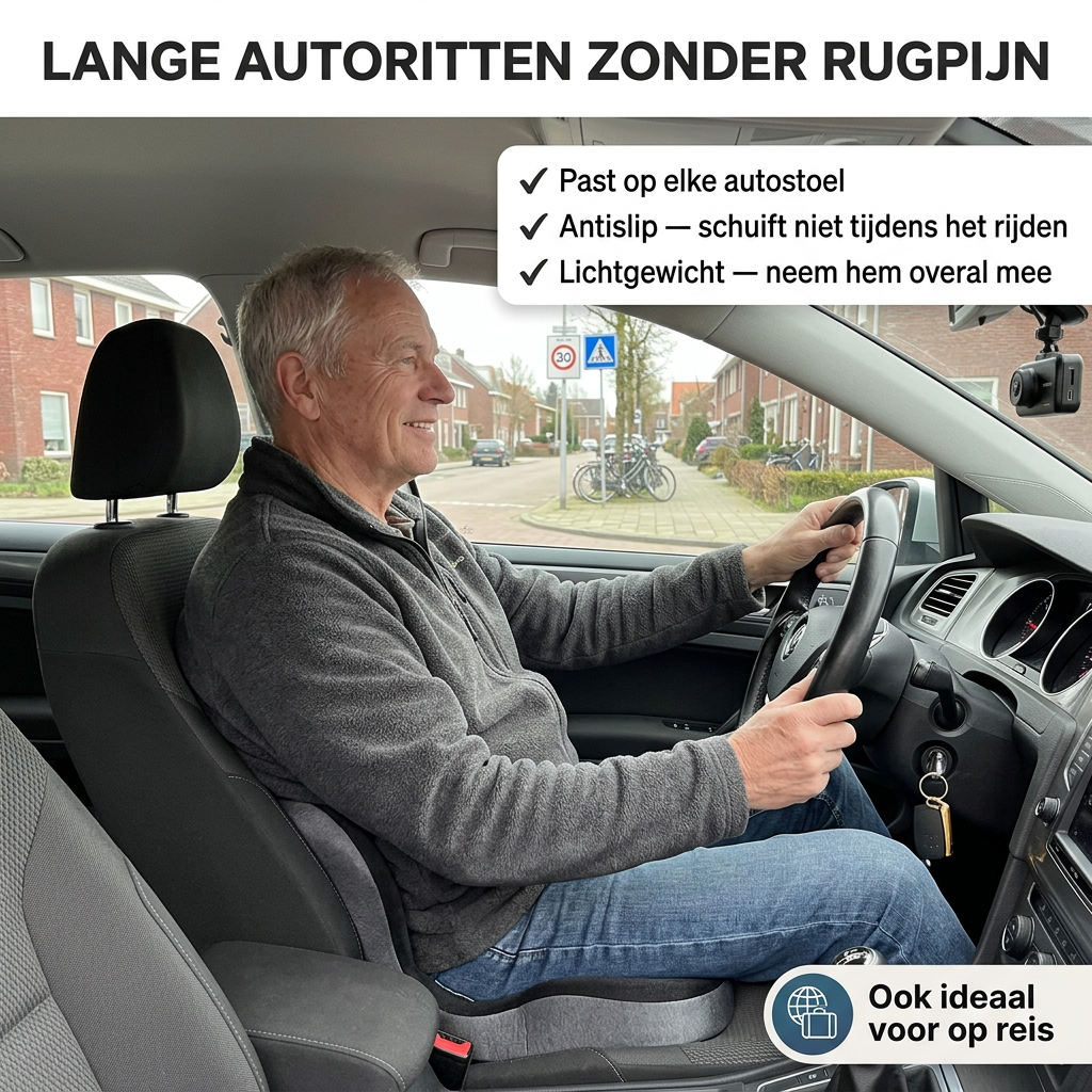 ErgoSeat | Orthopedisch Kussen van Geheugenschuim