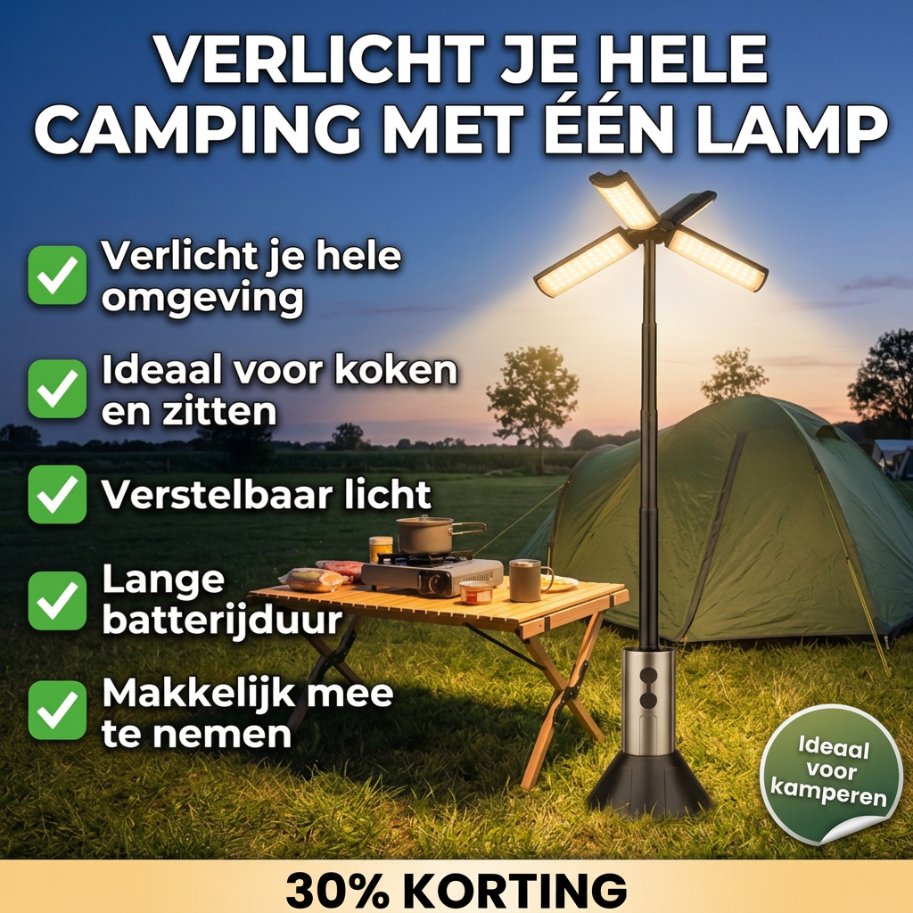 NovaCamp Pro | Verlicht je hele camping in één klik
