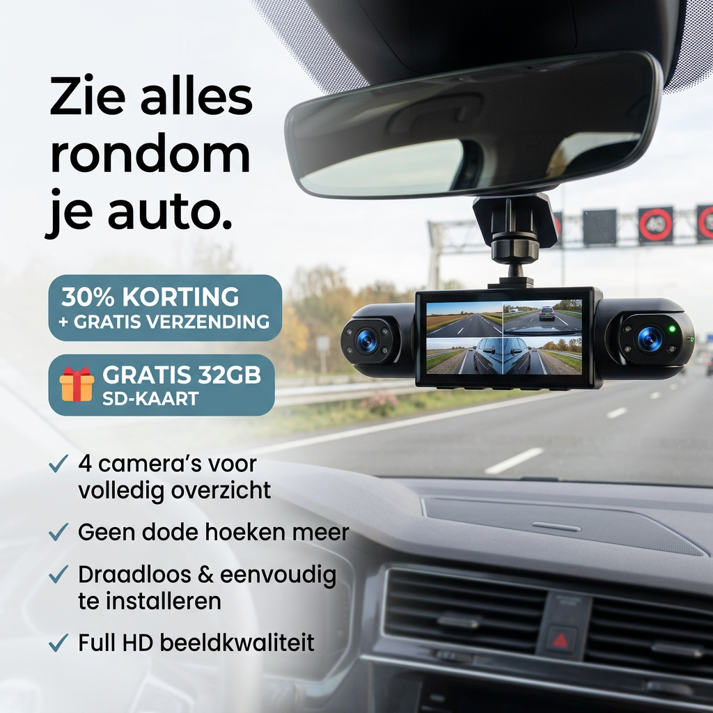 DriveCam™ | Draadloze dashcam die alles ziet rond je auto