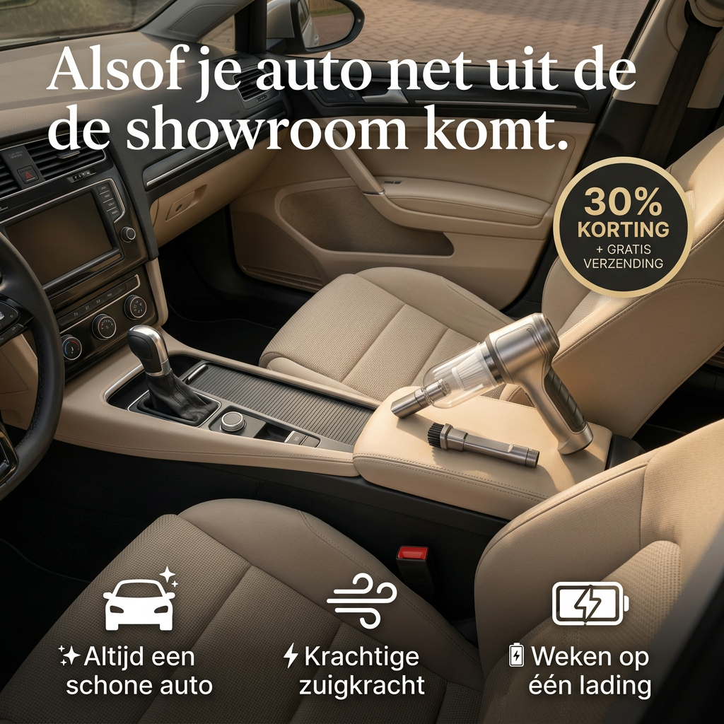 TurboClean | Sterke zuigkracht, altijd binnen handbereik