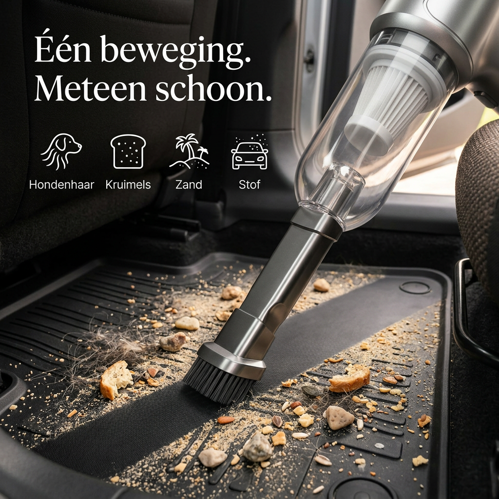 TurboClean | Sterke zuigkracht, altijd binnen handbereik