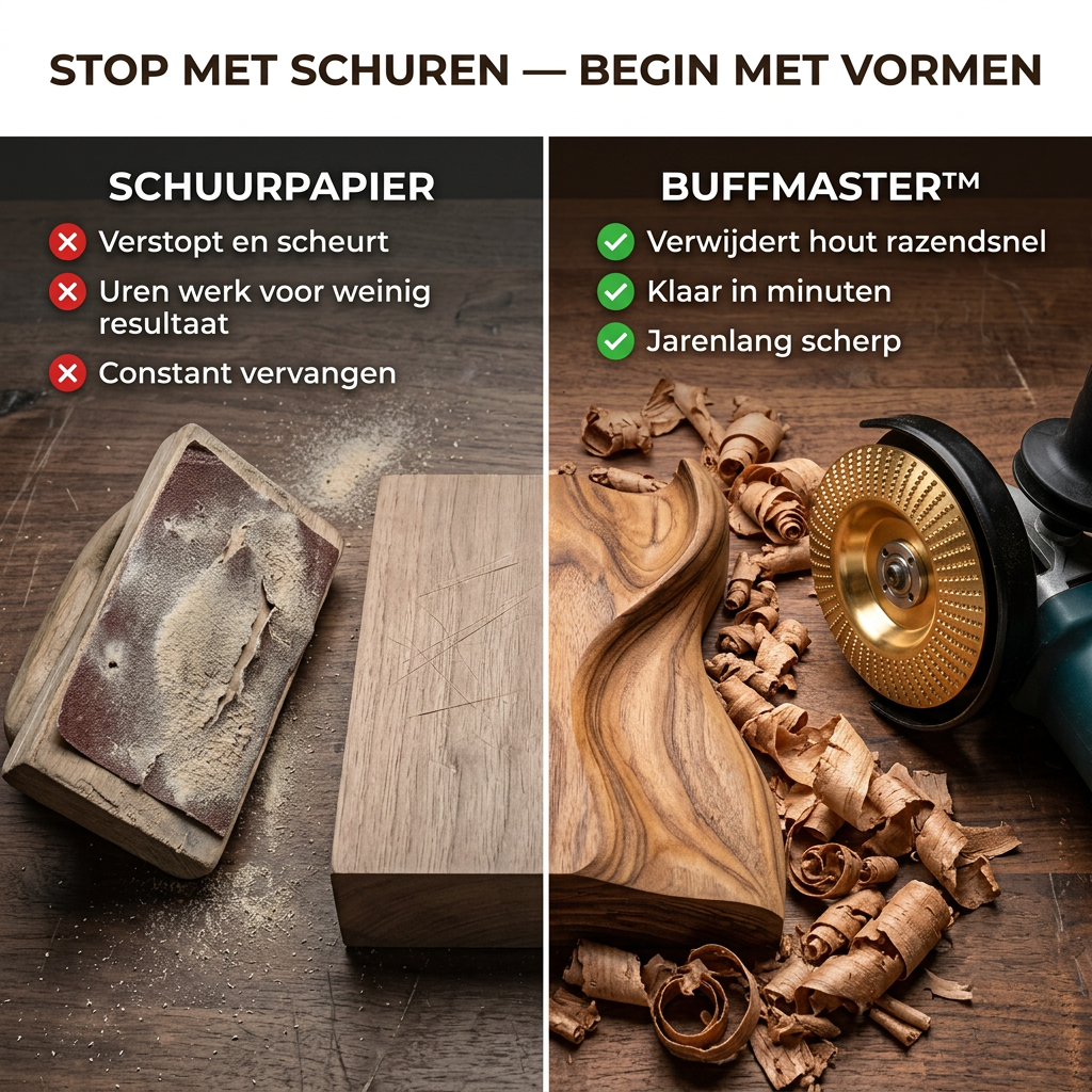 BuffMaster™ | Vorm hout in minuten in plaats van uren