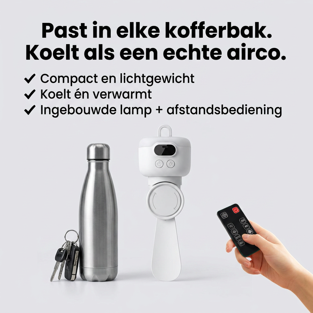 AirCamp™ | Hangende Campingventilator voor Koele Nachten