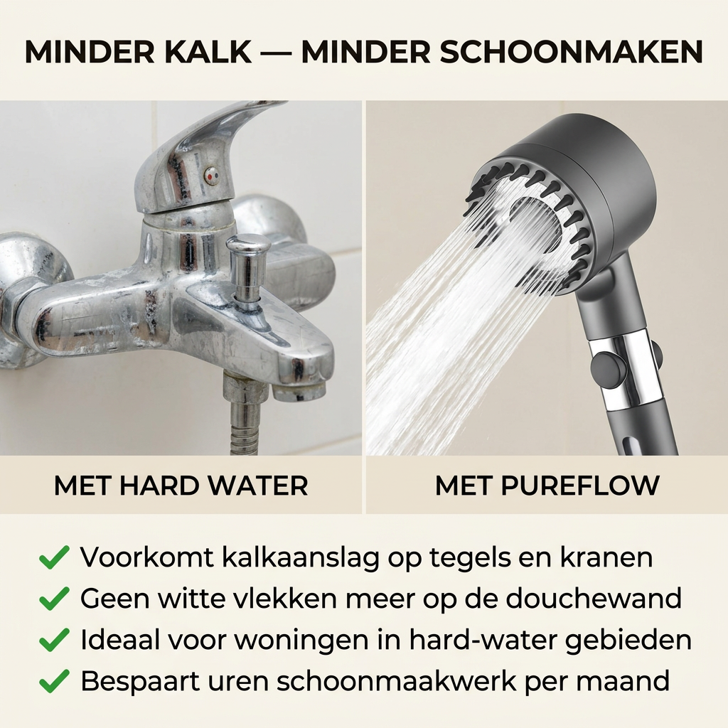 PureFlow™ | Gefilterde Hogedruk Douchekop