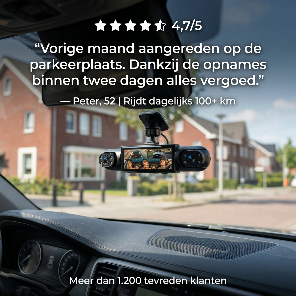 DriveCam™ | Draadloze dashcam die alles ziet rond je auto