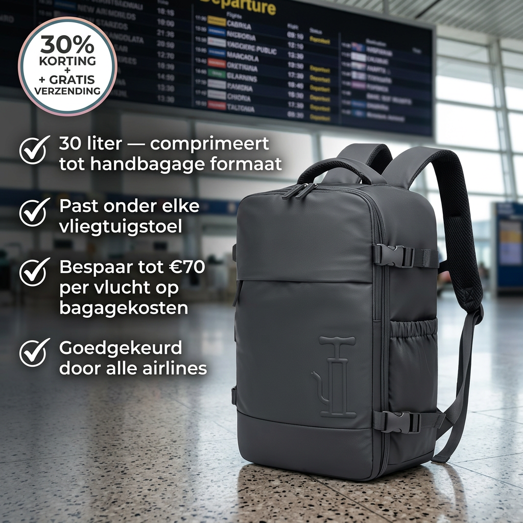 FlyPack™ | Alles mee, niks bijbetalen