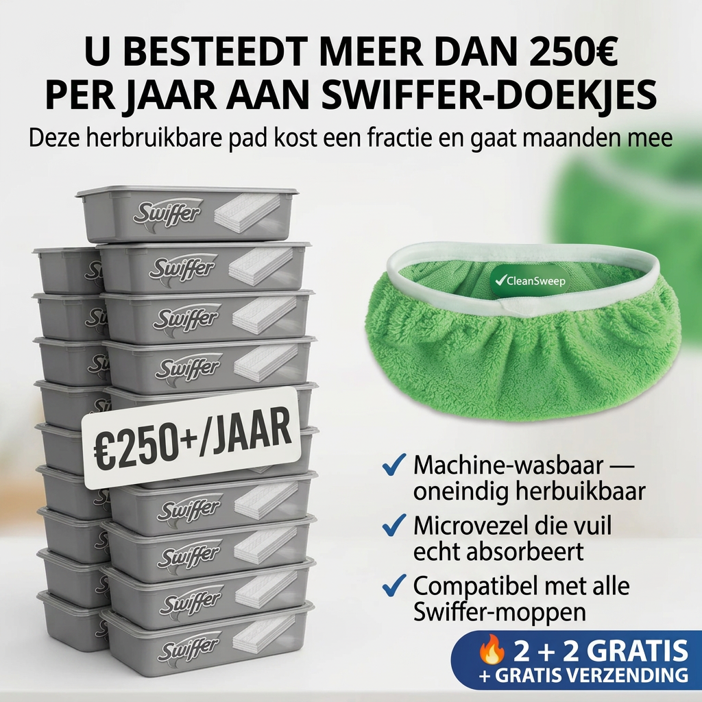 CleanSweep™ | Herbruikbare Mop Voor Swiffer, nooit meer pads bijkopen!