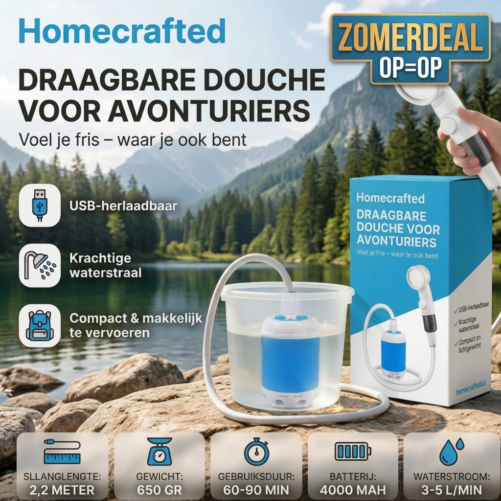 HomeCrafted Draagbare Waterpomp Kit