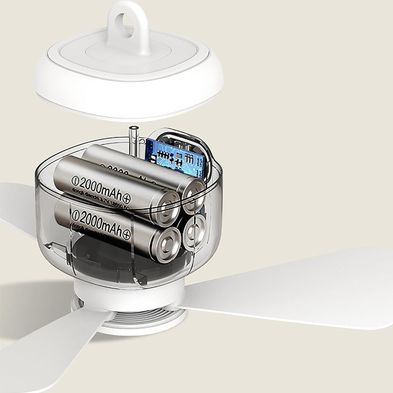 AirCamp™ | Draagbare Outdoor Ventilator met LED en Afstandsbediening