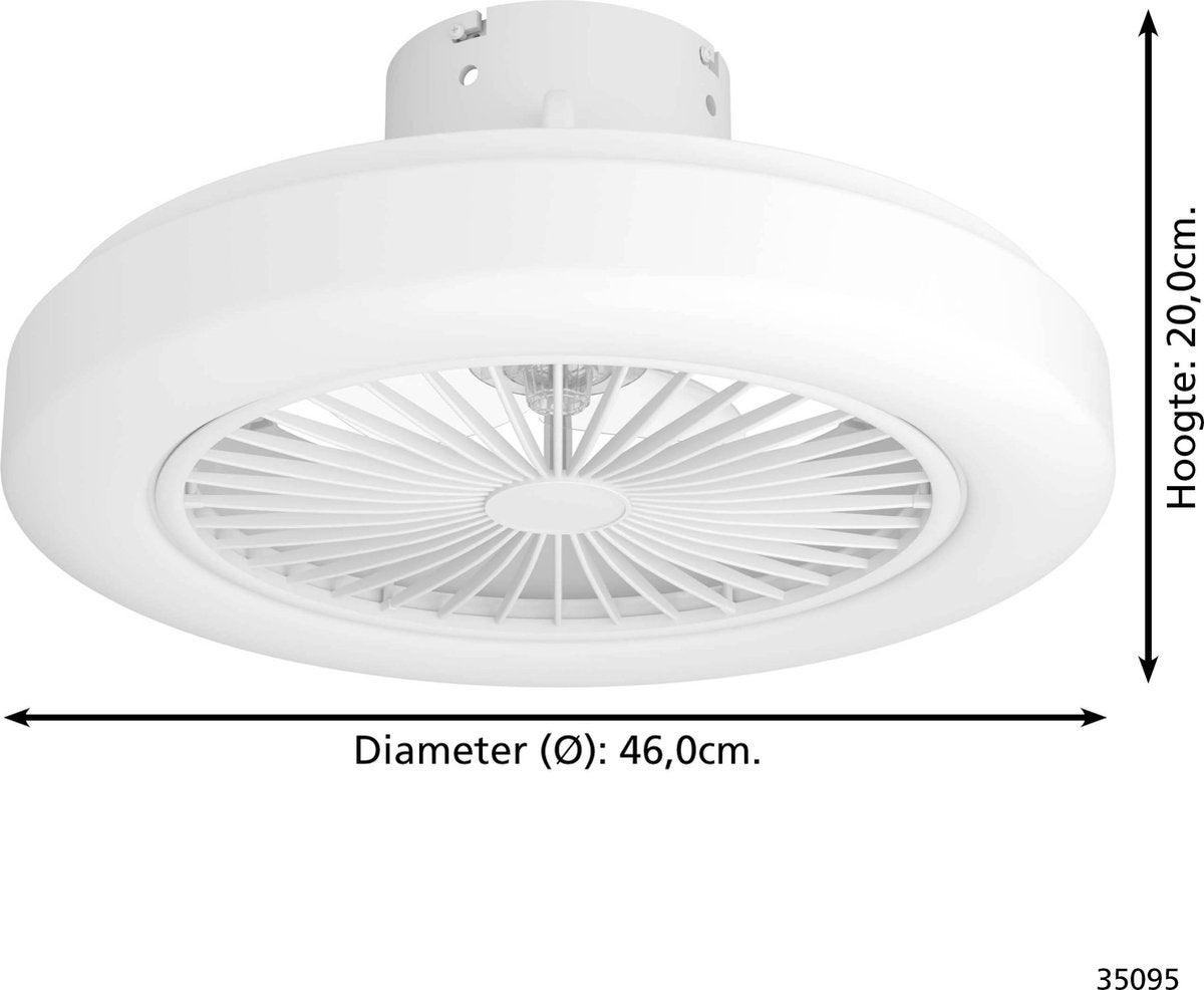 AirHalo™ | Slimme LED Plafondventilator