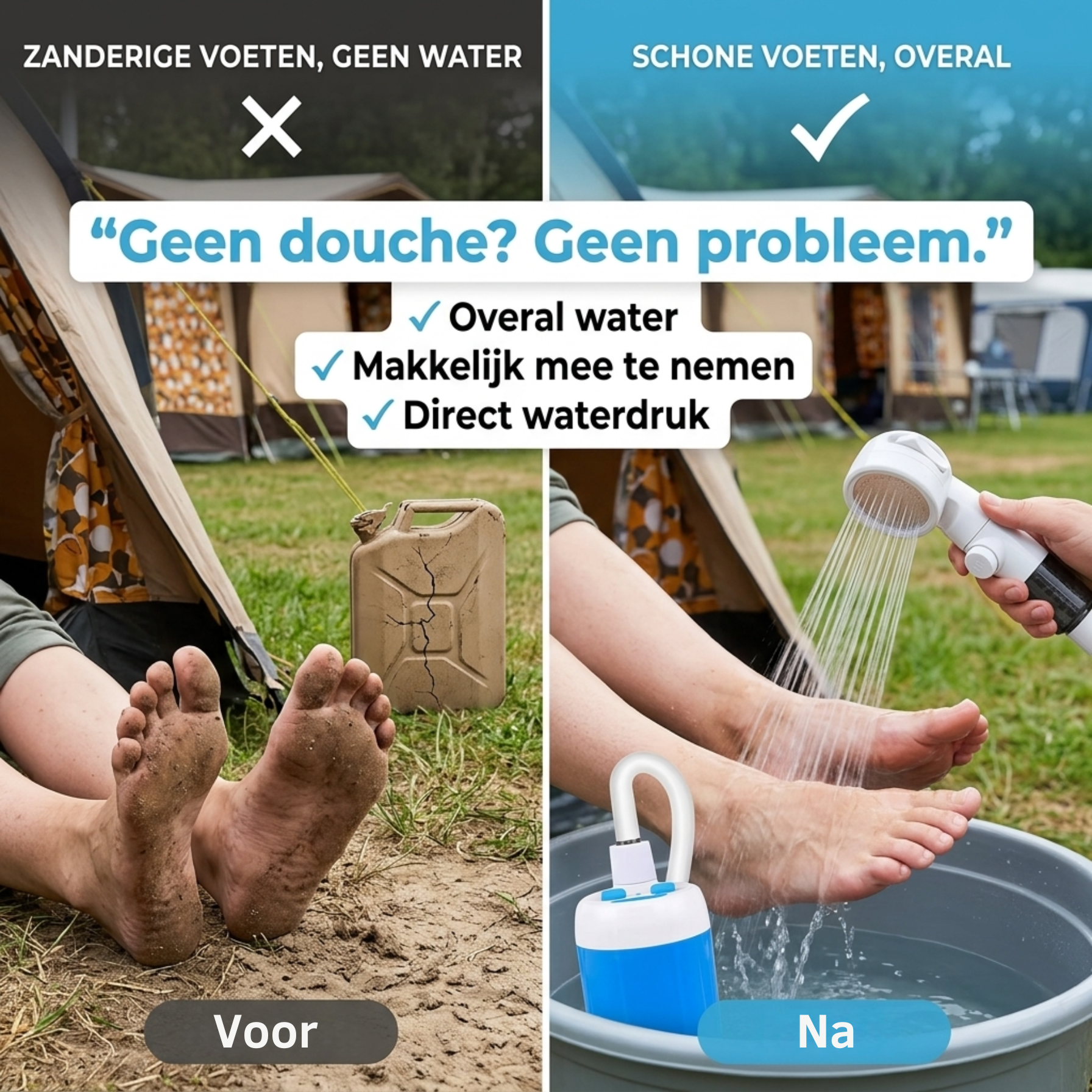 HomeCrafted Draagbare Waterpomp Kit