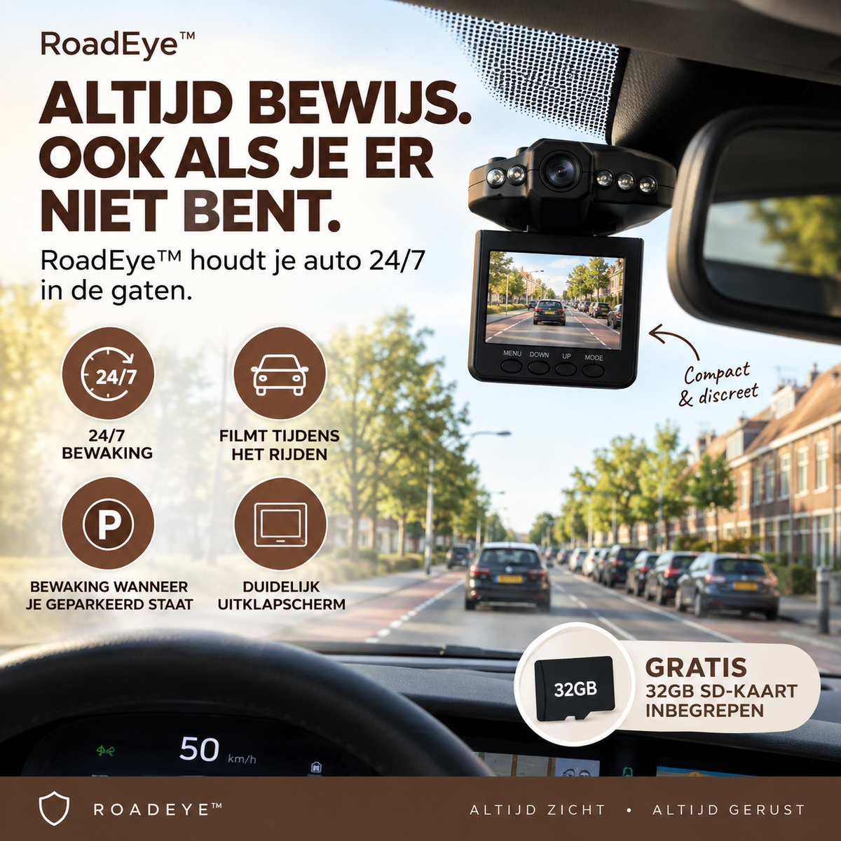 RoadEye™ | Altijd bewijs, ook als je er niet bent