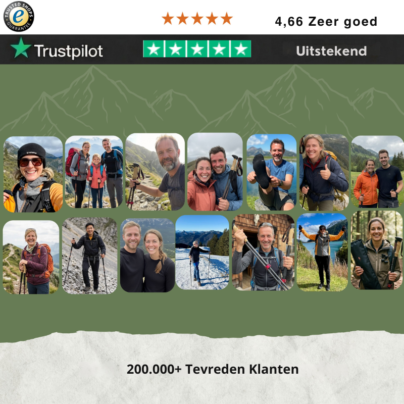 TrekLite | Opvouwbare en Verstelbare Wandelstokken