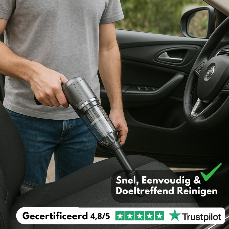 TurboClean | Draagbare Draadloze Stofzuiger