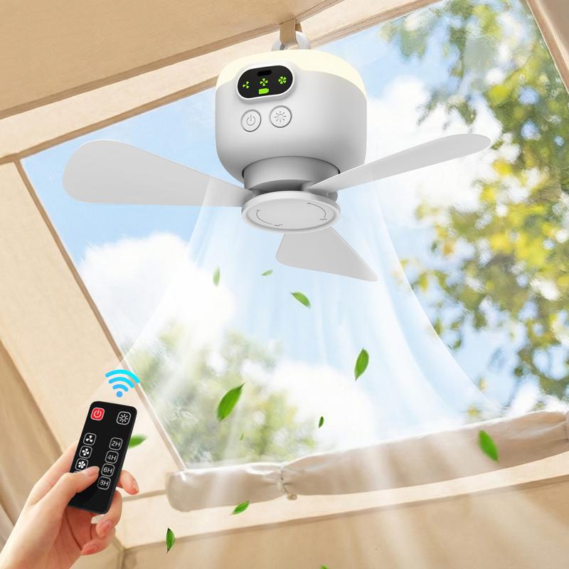 AirCamp™ | Draagbare Outdoor Ventilator met LED en Afstandsbediening