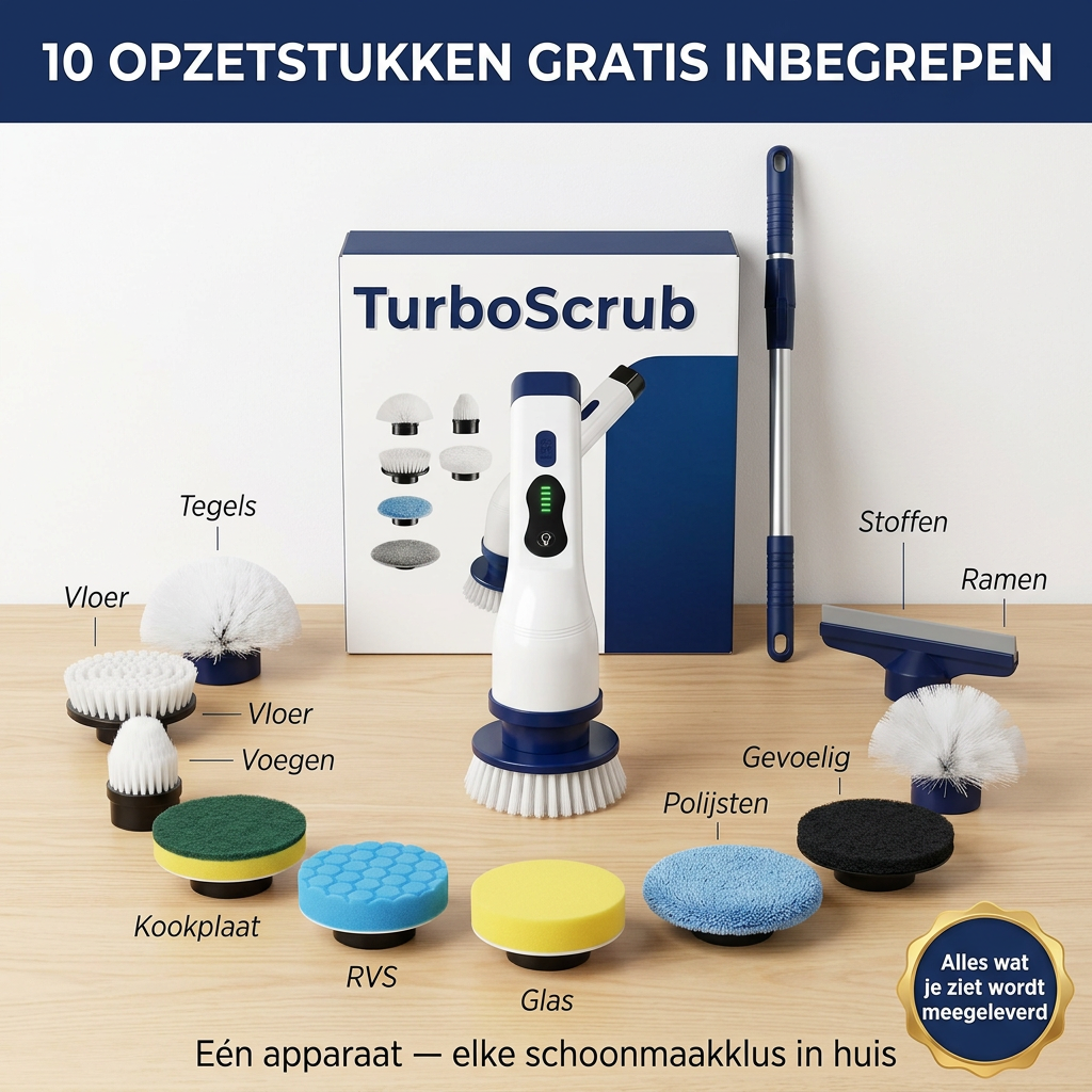TurboScrub™ | Slim schoonmaken, zonder moeite