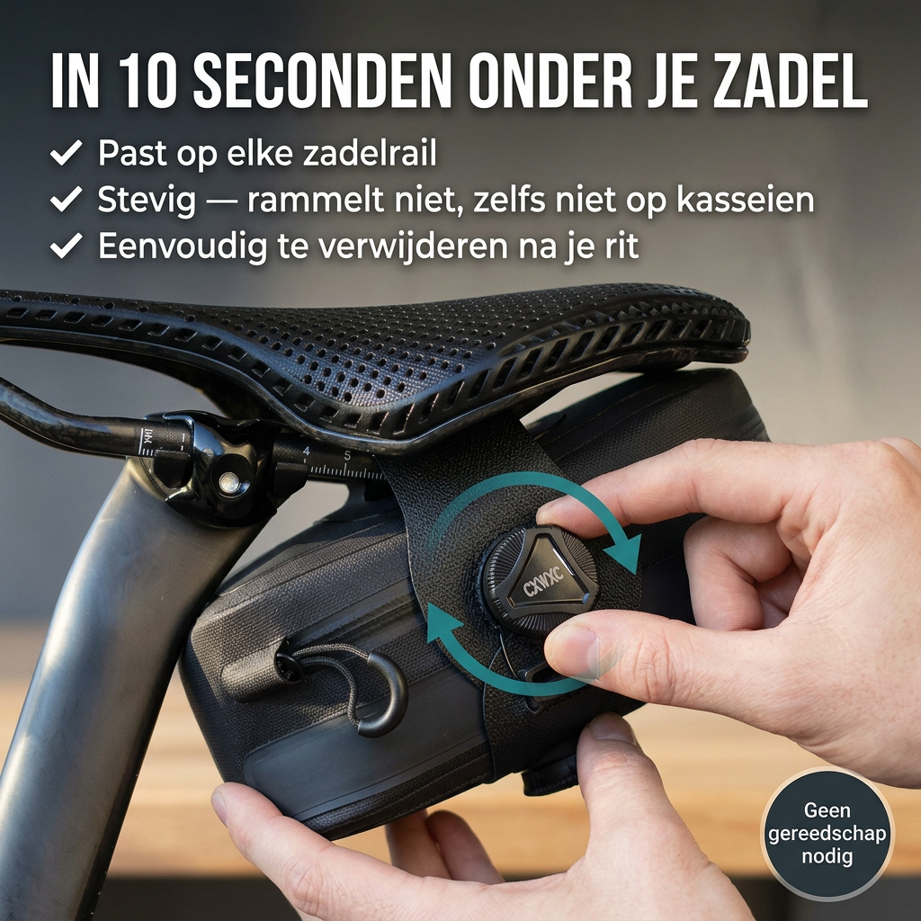 CyclePod™ | Je essentials droog & veilig, tijdens elke rit.