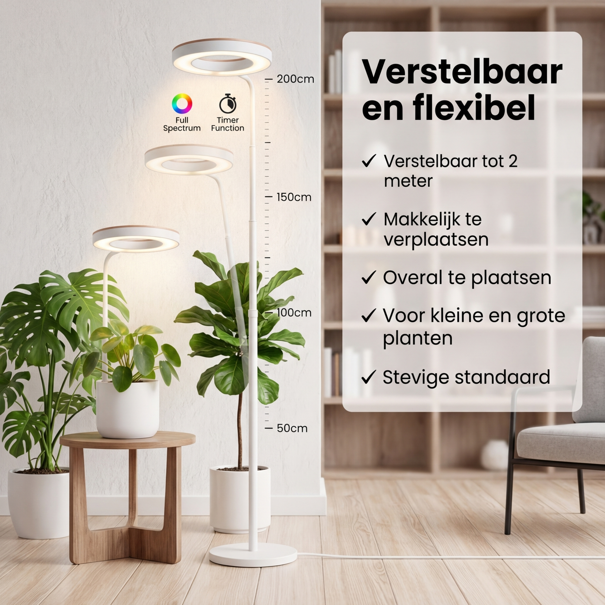 NovaLeaf – Moderne LED-Lamp Voor Kamerplanten