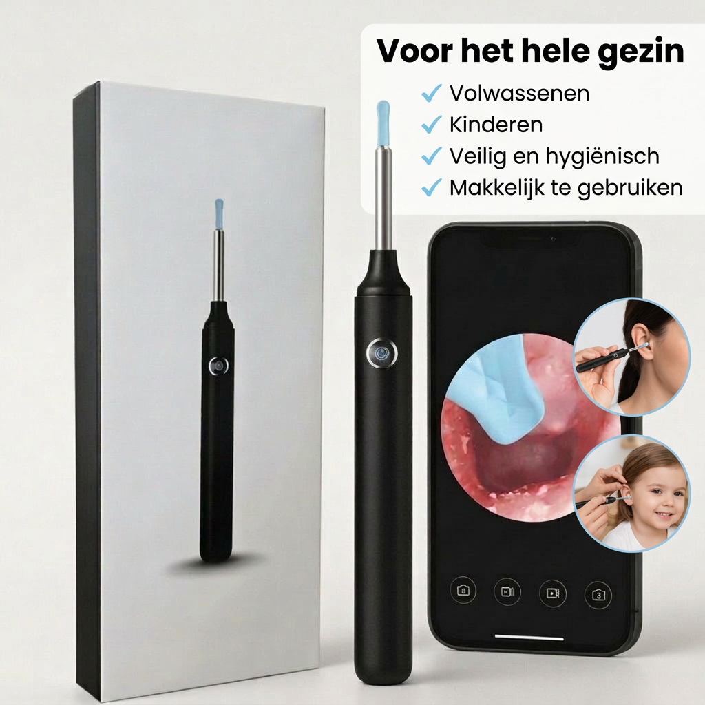 SmartScoop | Innovatief Oorreinigen Met Smartphone‑Weergave