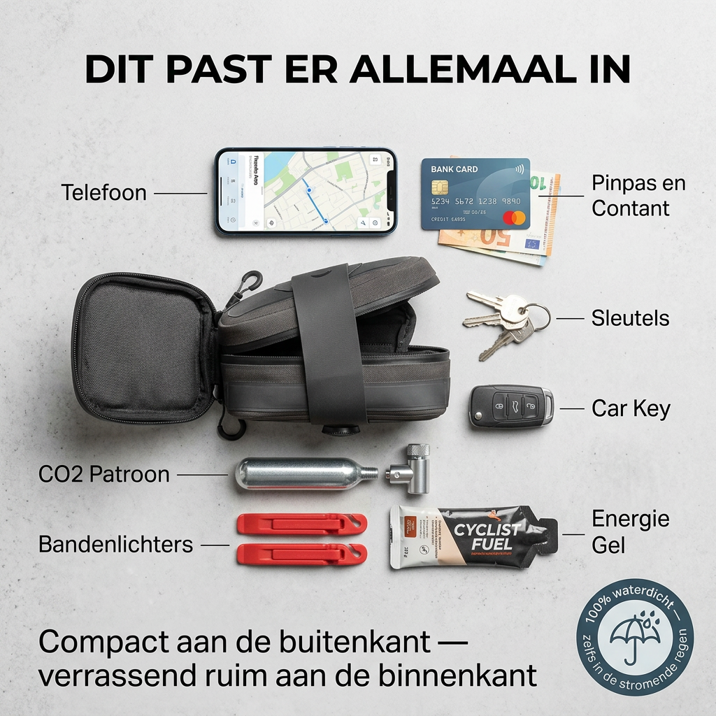 CyclePod™ | Je essentials droog & veilig, tijdens elke rit.