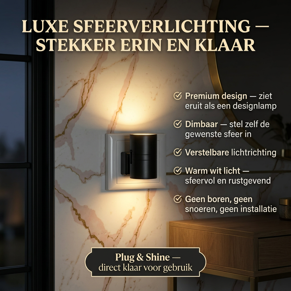 SmartGlow™ | Ambient Plug Lamp