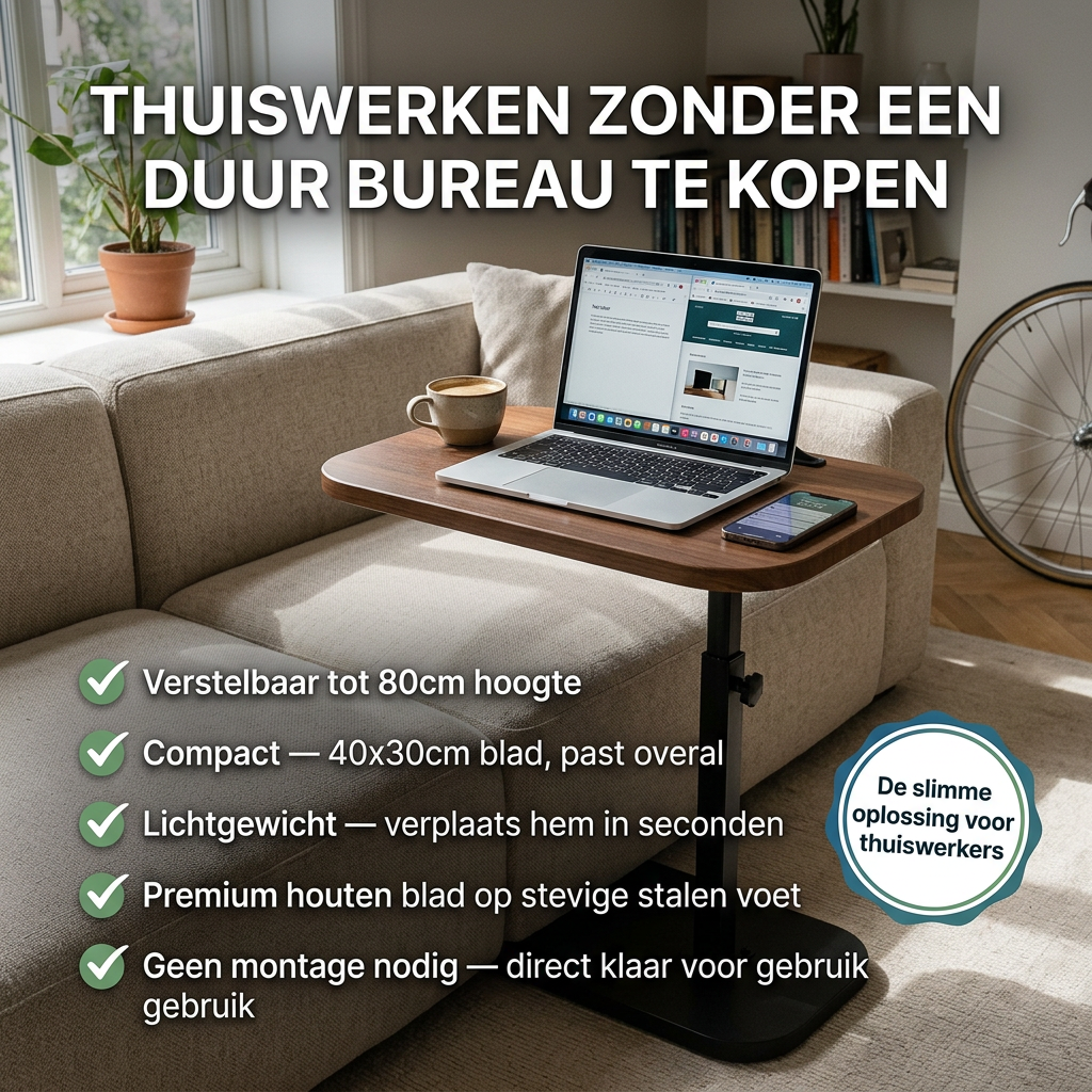 LapStand™ | Van bank naar werkplek in seconden