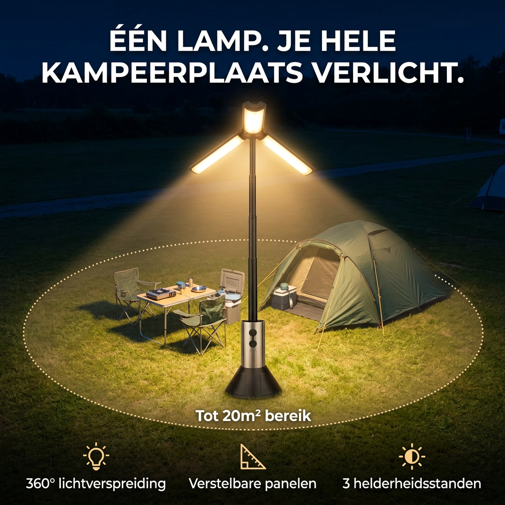 NovaCamp Pro | Verlicht je hele camping in één klik