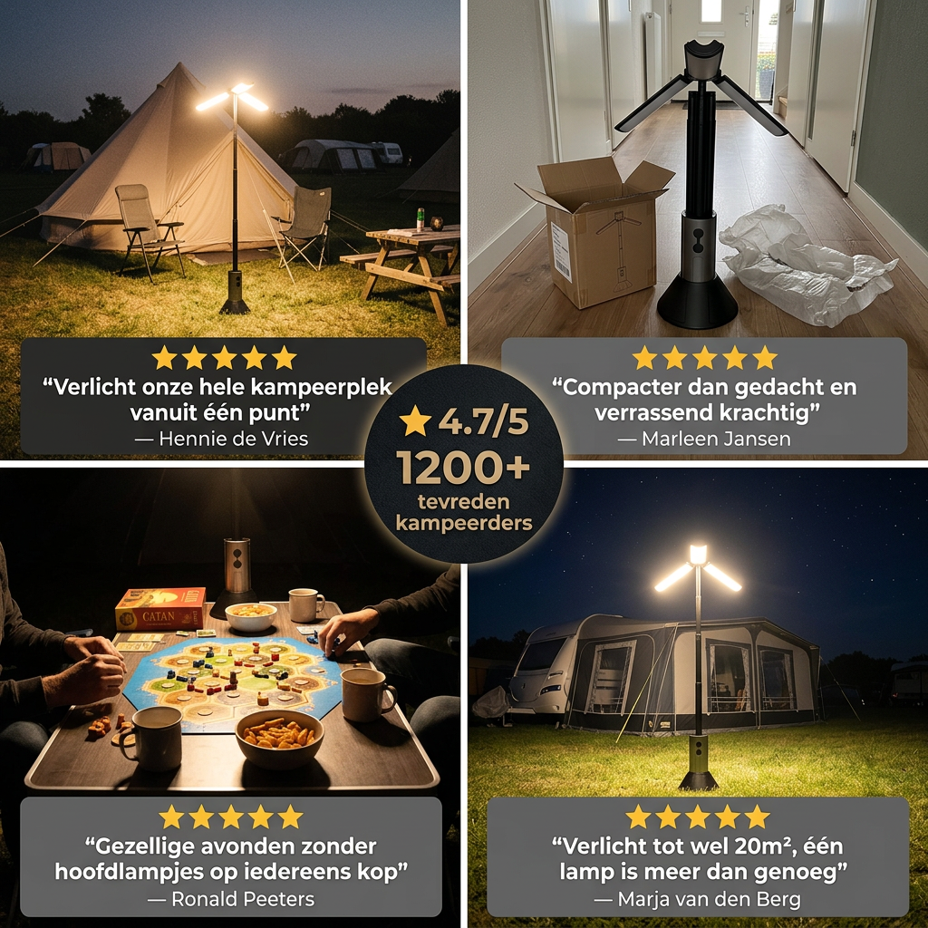 NovaCamp Pro | Verlicht je hele camping in één klik