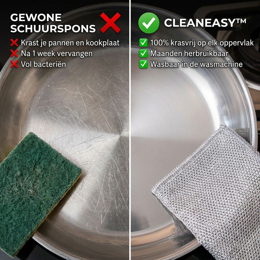 CleanEasy™ | Sterk en krasvrij voor elke schoonmaakklus!
