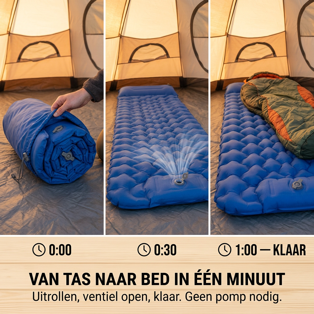 CampRest | Binnen seconden klaar om te slapen