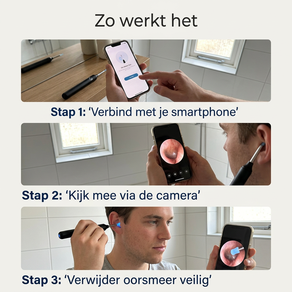 SmartScoop | Innovatief Oorreinigen Met Smartphone‑Weergave