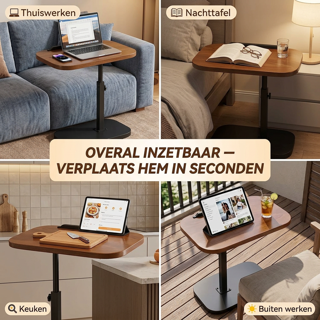 LapStand™ | Van bank naar werkplek in seconden