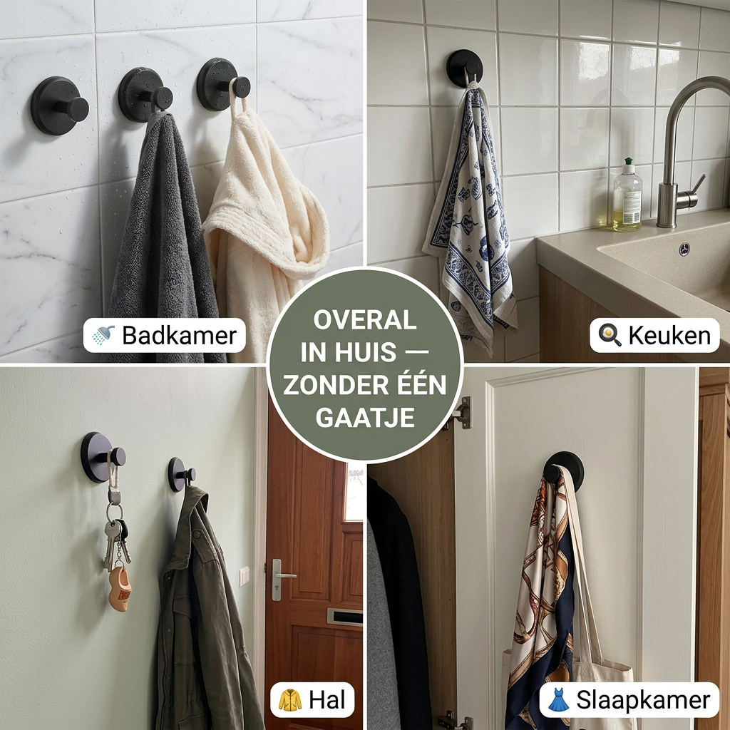 QuickGrip | Boorvrije Haken voor Snel & Gemakkelijk Ophangen