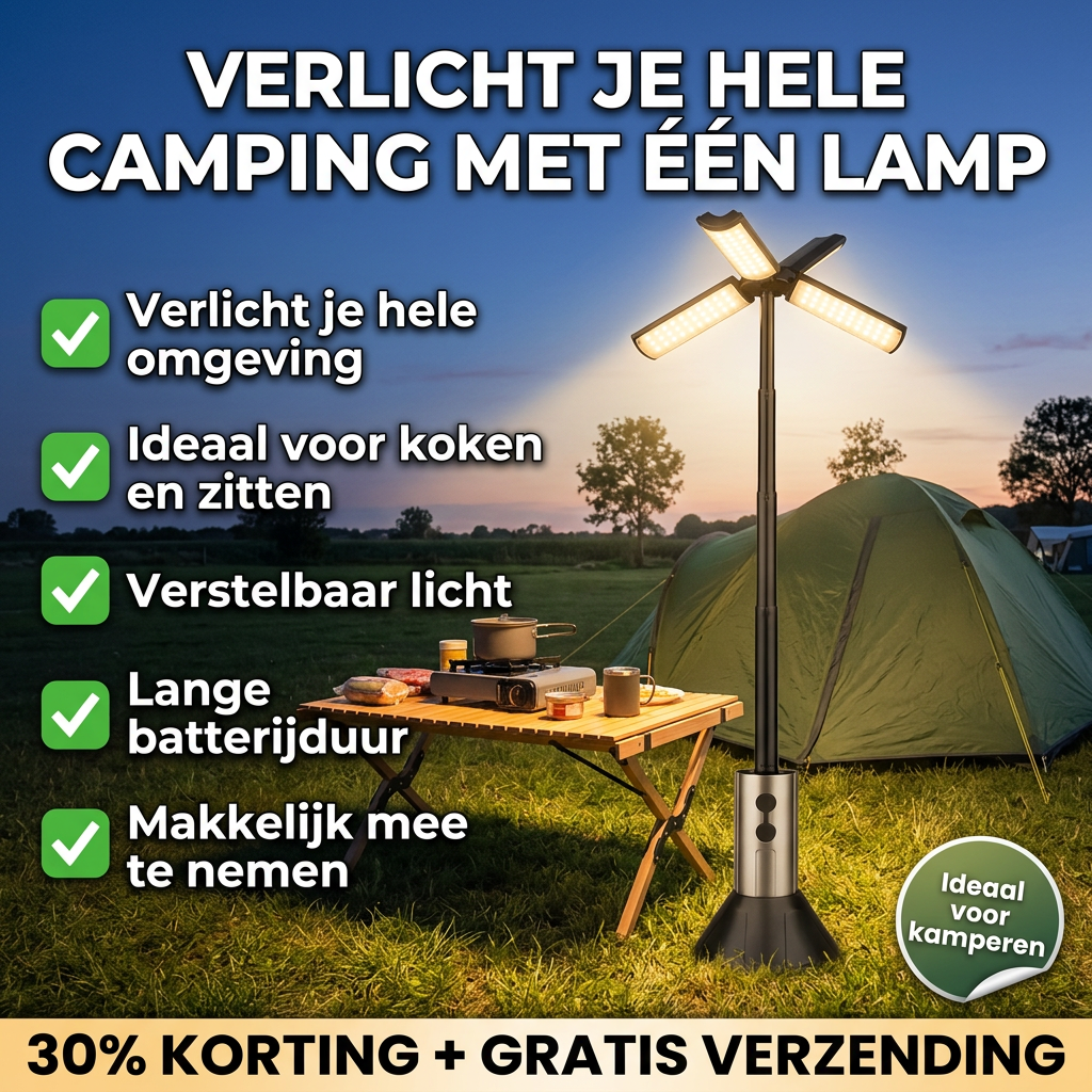 NovaCamp Pro | Verlicht je hele camping in één klik