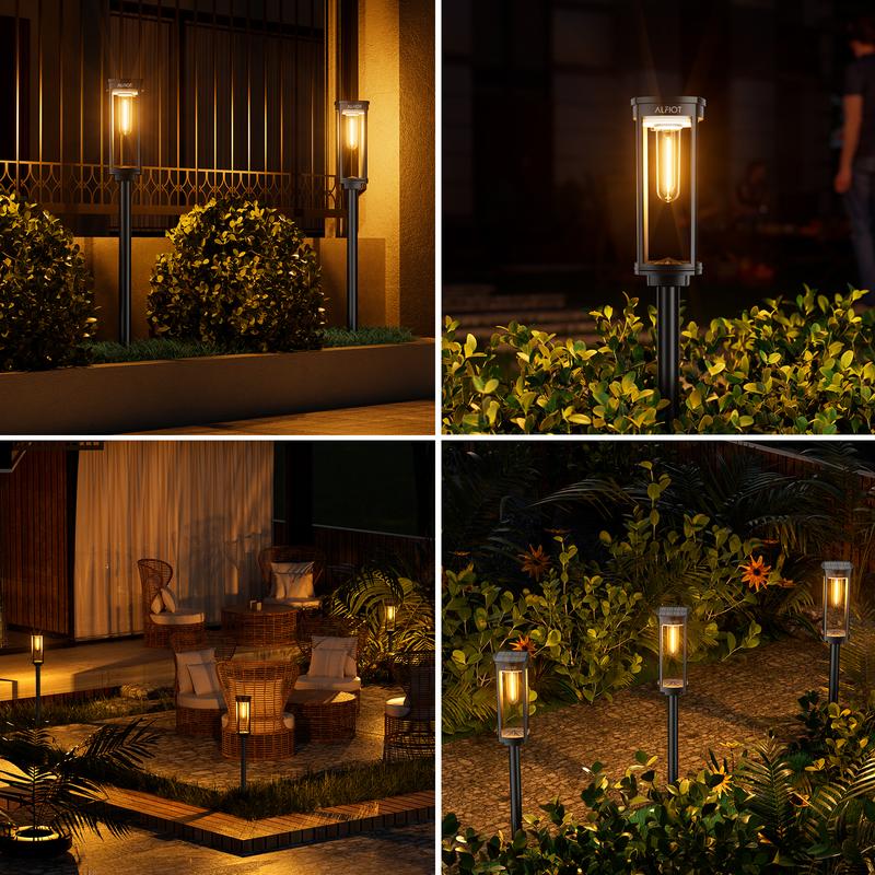 SolarGlow – Set van Tuinlampen
