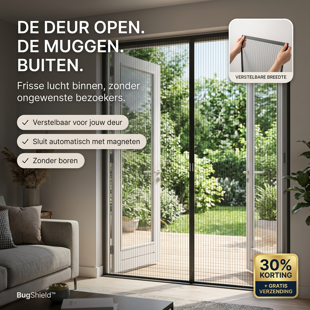 BugShield™ | De hordeur die zich aanpast aan jouw deur