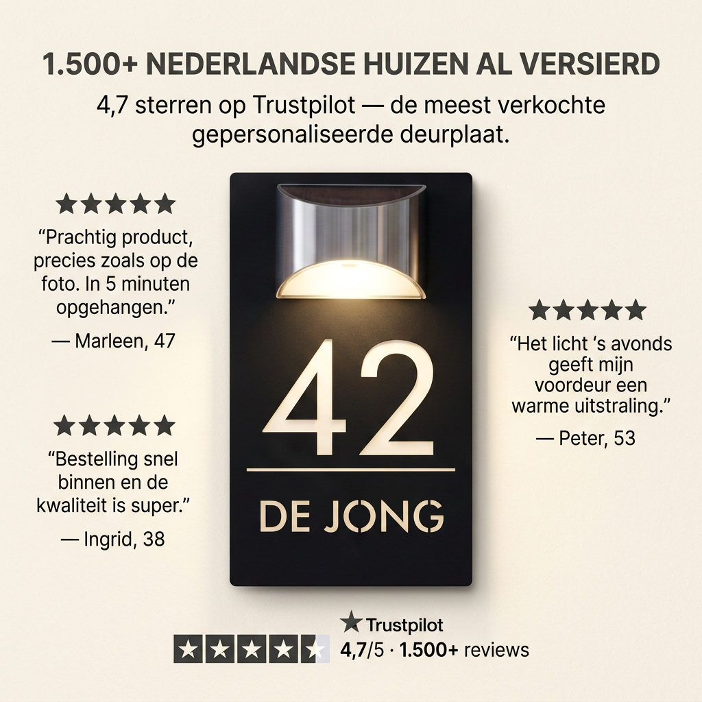 HomeGlow™ | Geef je voordeur de uitstraling die hij verdient